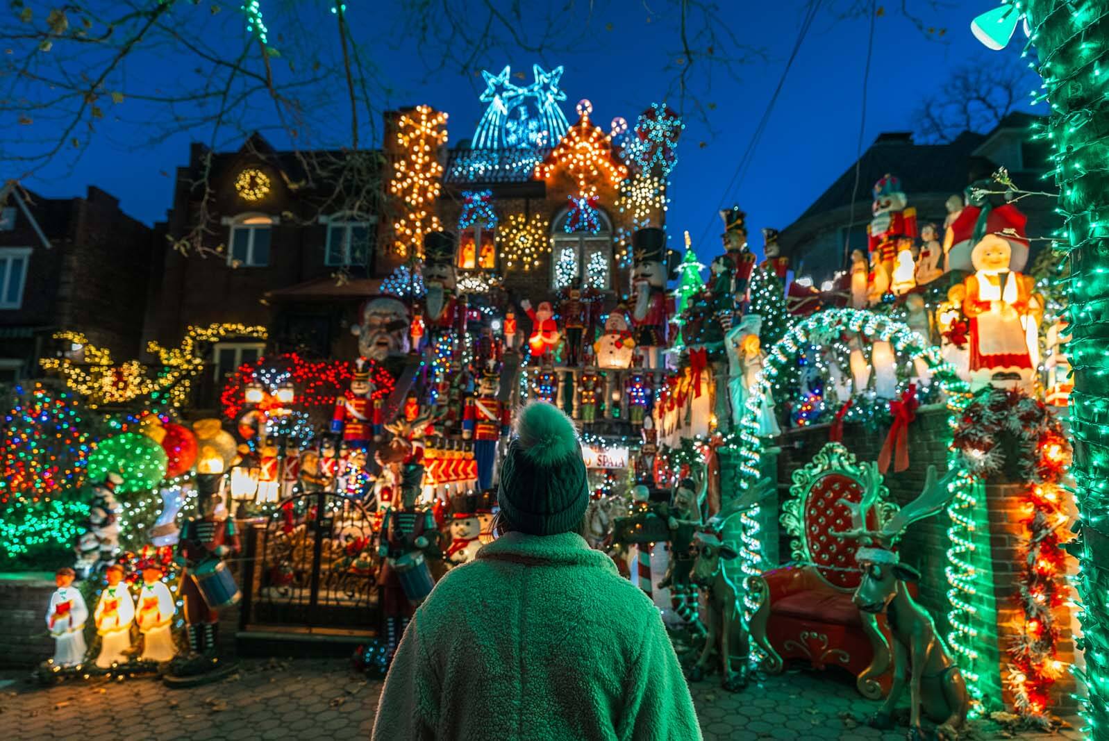 Out and about NYC All of the (Christmas) lights in Dyker Heights