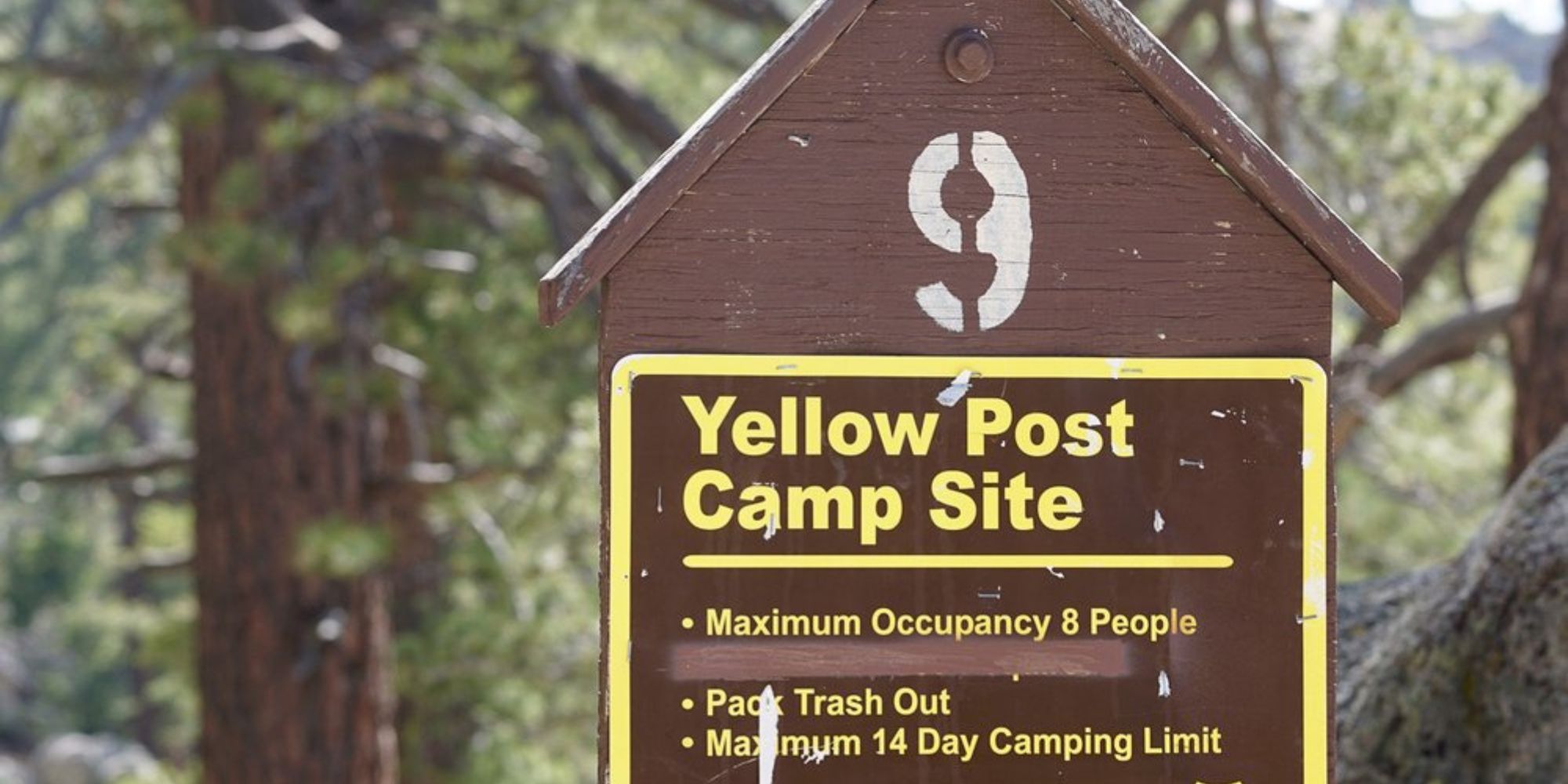 what-is-a-yellow-post-campsite