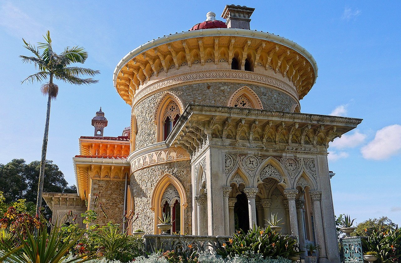 Stunning architecture of Monserrate Palace